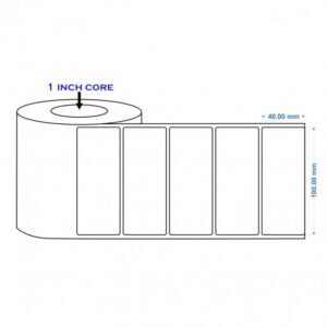 Chromo Label 100x40mm 1 Up (1500 Labels)