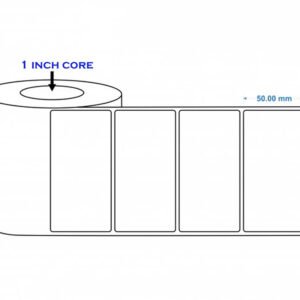 Direct Thermal Label 100x50mm 1 up (1000 Labels)