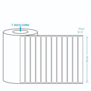 Chromo Label 100x10mm 1 up (5000 Labels)