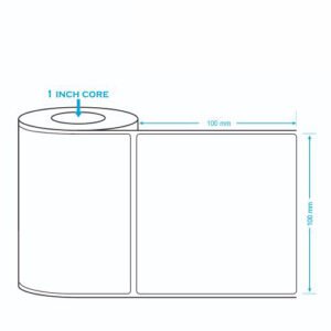 Polyester Label 100x100mm 1 up (600 Labels)