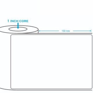 Direct Thermal Label 100x150mm 1 up (400 Labels)