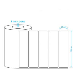 Chromo Label 100x25mm 1 Up (2000 Labels)