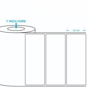 Direct Thermal Label 100x38mm 1 up (1500 Labels)