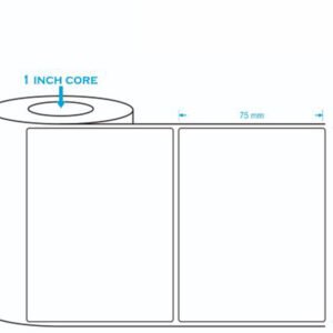 Direct Thermal Label 100x75mm 1 up (700 Labels)