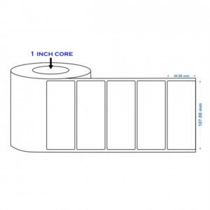 Chromo Label 107x44mm 1 Up (1000 Labels)